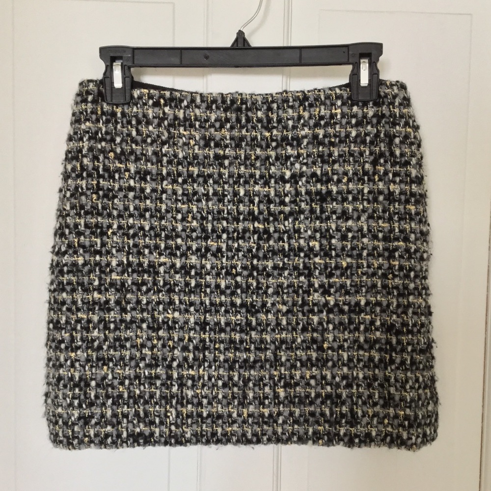 J Crew boucle tweed mini skirt